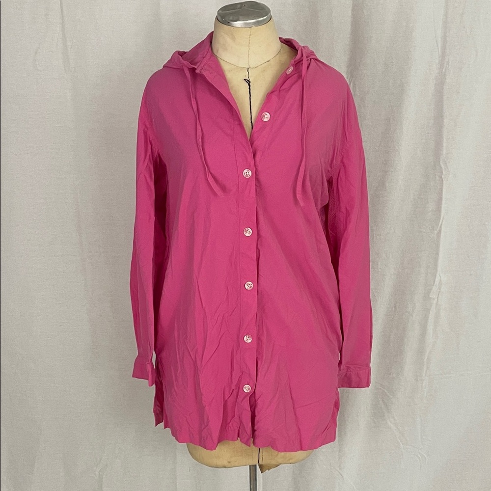 Coolibar Pink Windbreaker Size Small